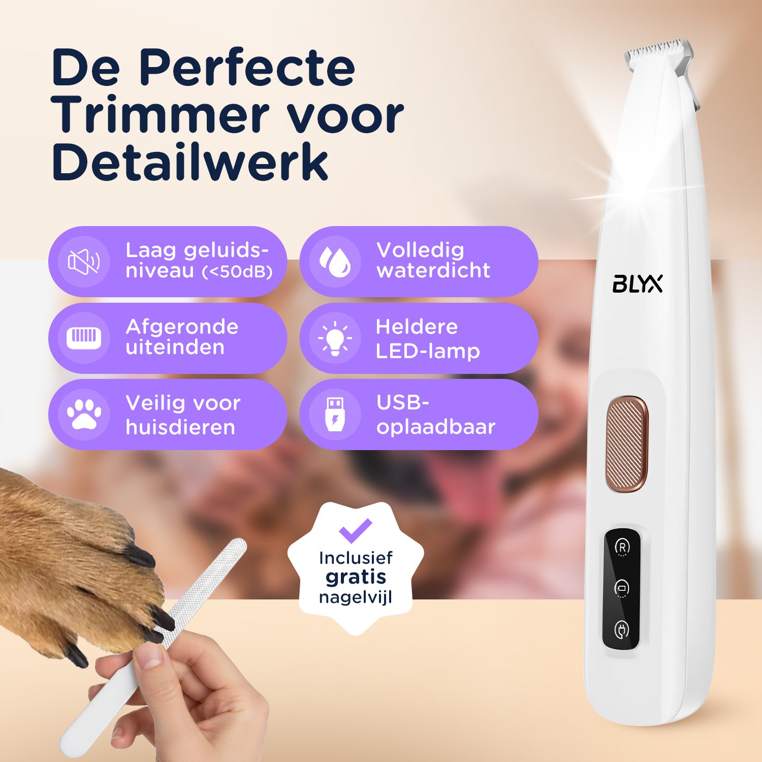 Blyx® - Hondentondeuse Moos